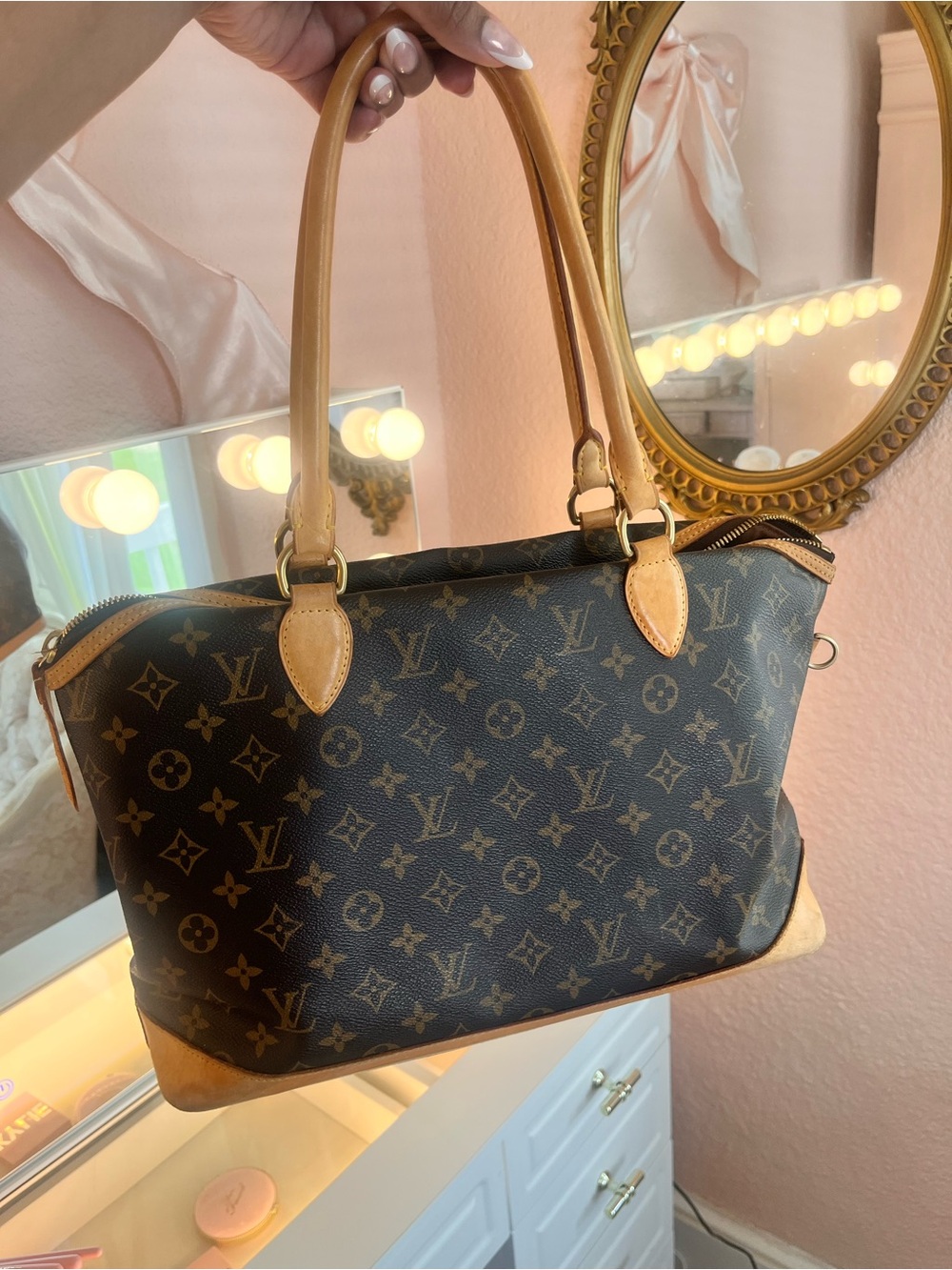 Louis Vuitton Monogram Canvas Shoulder Bag From 2006 Vintage Collection